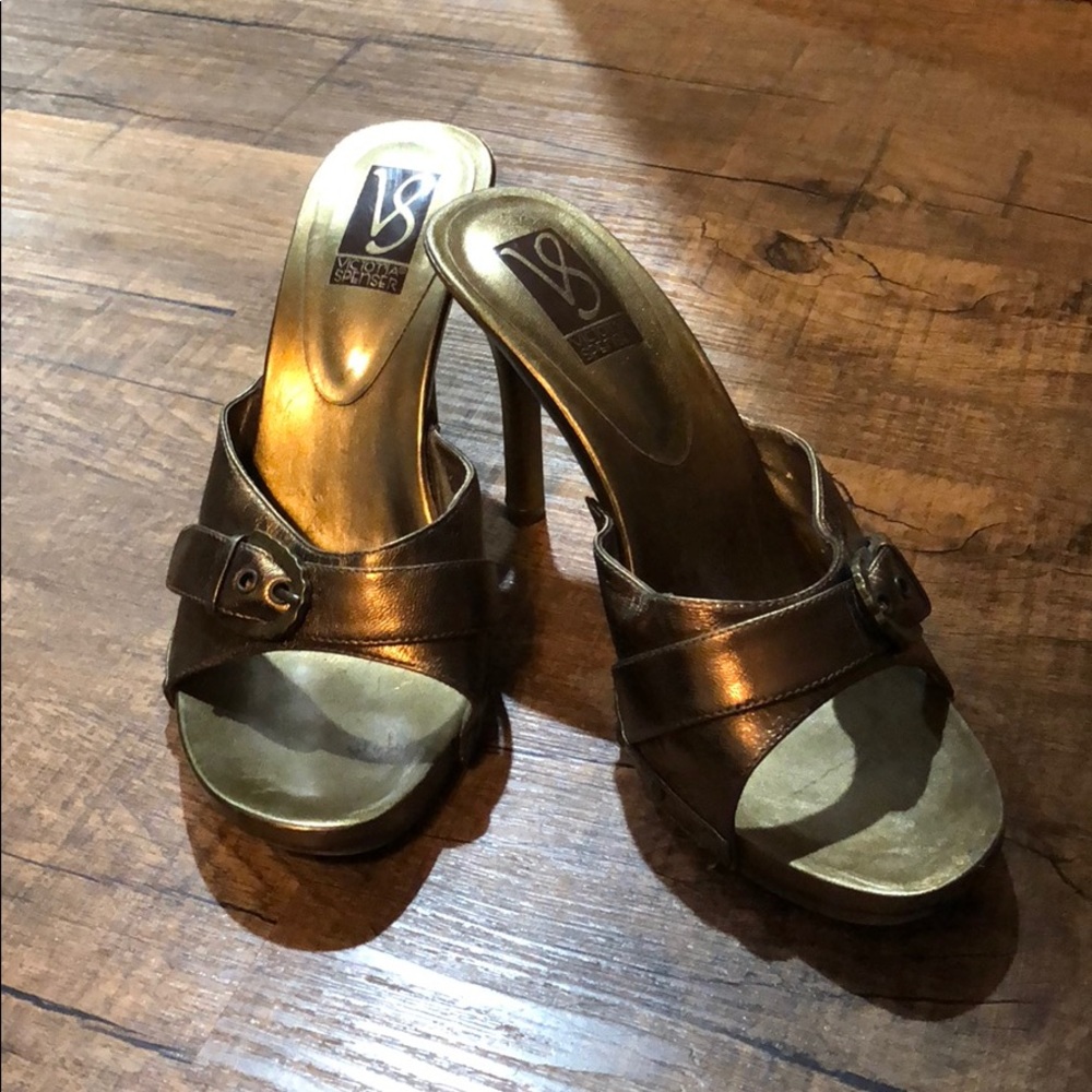 Victoria Spencer slip on high heels